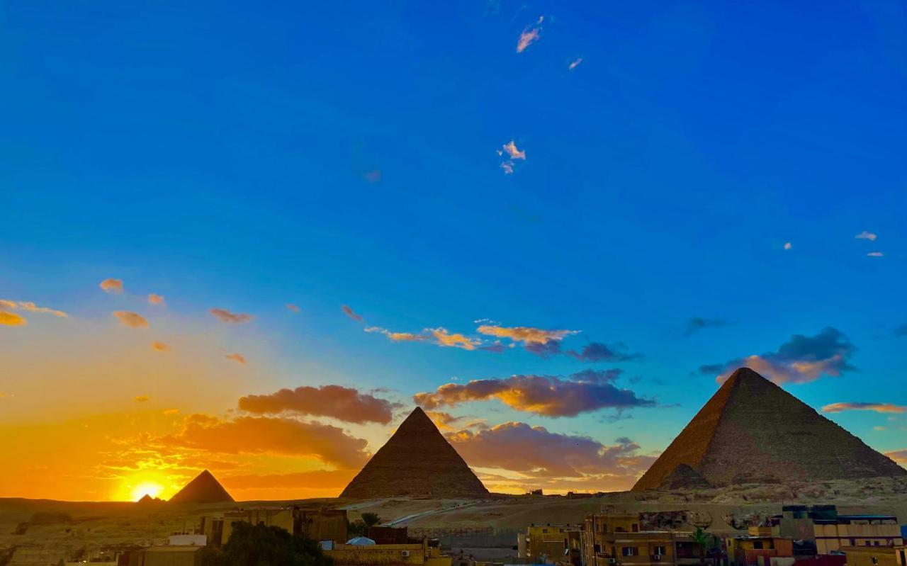 Cheops Pyramids Inn Kafret el-Gabal Exterior foto