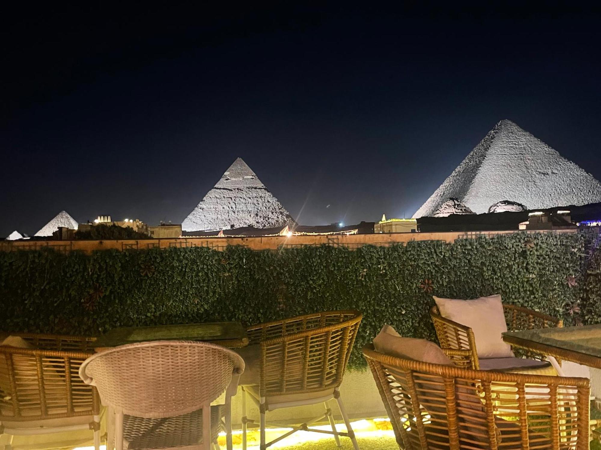 Cheops Pyramids Inn Kafret el-Gabal Exterior foto